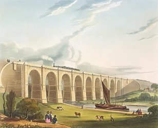 Viadukt über das Sankey-Tal, Tafel 4 aus 